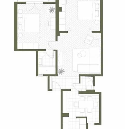 Apartman Designer Signature 2 Bdr Cismigiu Park 80sqm *